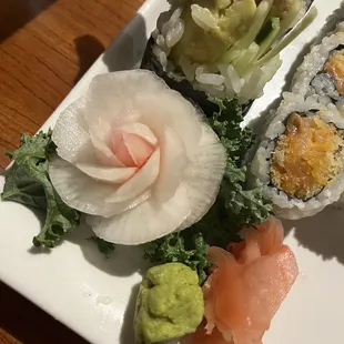 The garnish was beautiful!