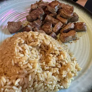 Hibachi steak no. Veggies. $21 Not worth it