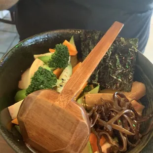 Spicy veggie ramen