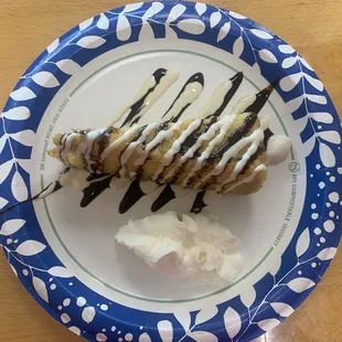 Fried cheese cake! Unique and yummy!