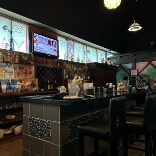 a view of the bar