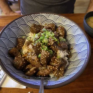 HIBACHI STEAK BOWL (with miso soup)