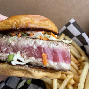 Ahi Steak Sandwich - very good