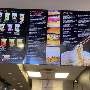 So Many menu choices!