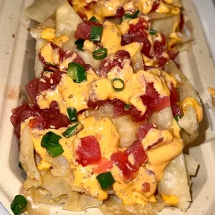 Poke nachos   @hybrideater