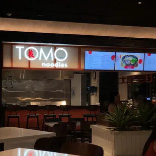 the interior of a restaurant