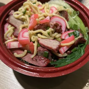 Wonton Min Noodle Soup