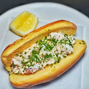 Dungeness crab roll