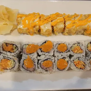 sushi and sashimi, food, sashimi, sushi