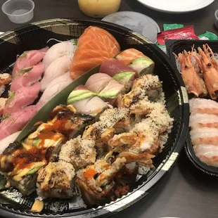 sashimi, sushi, food, sushi and sashimi