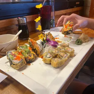 food, sushi and sashimi, sashimi, sushi