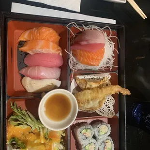 Tasty lunch at a reasonable price.