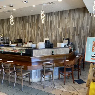 Sushi bar remodeling