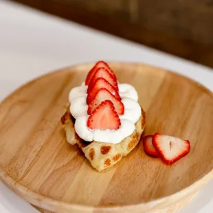 Strawberry Croffle