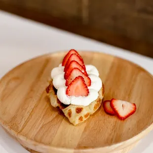 Strawberry Croffle