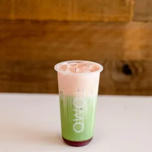 Strawberry Matcha Latte