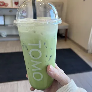 Matcha Latte w/Sweet Cream