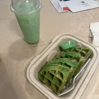 Mung Bean Pandan Latte