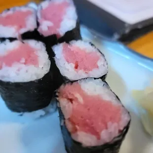 Tekka sushi/Tekka Maki. Tasty. I think $8.50