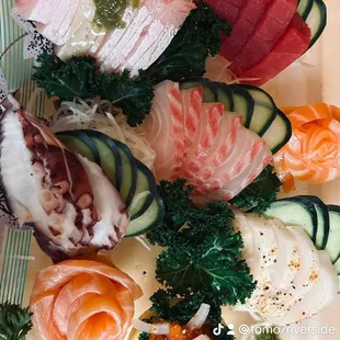 Mix sashimi