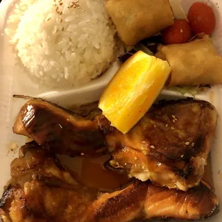Salmon Collar Teriyaki Plate