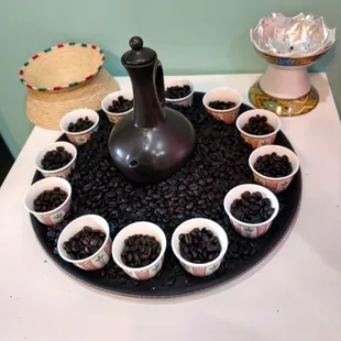 Fresh coffee ground on site