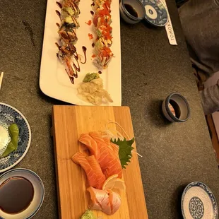 Salmon, Four Season Roll, Phoenix Roll