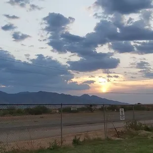 Sunset from the park