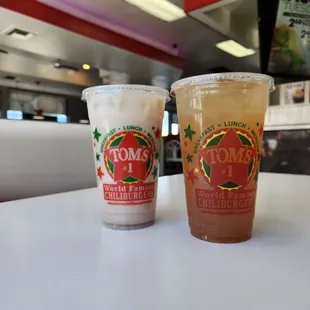 Horchata and tamarindo