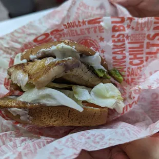 Grilled Fish Sandwich