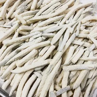 Fresh battered zucchini