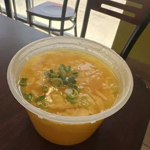 Large Egg Drop Soup