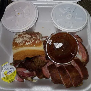 I would&apos;ve liked more rib tips but...