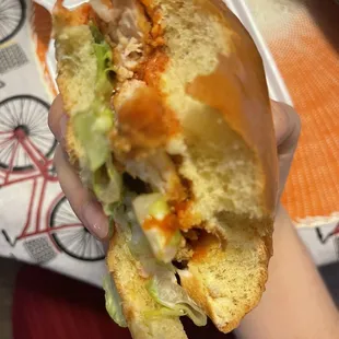 Chicken filet sandwich? So much bread, so little chicken