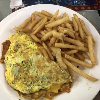 Broccoli and Cheese Omelet
