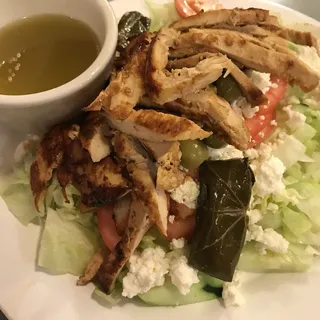 Greek Salad with Grilled Chicken