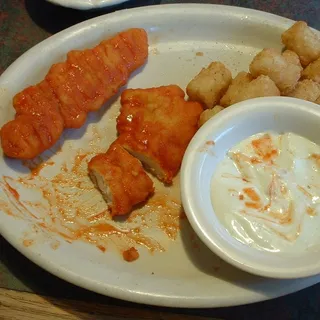 Buffalo Chicken Finger Plate