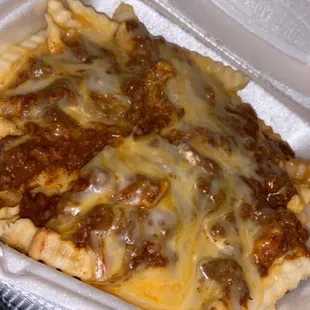 Chile cheese Fries with no onions