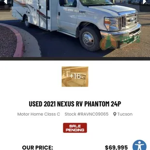 Advertised phony photo