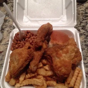 Good ole Southern fried chicken!