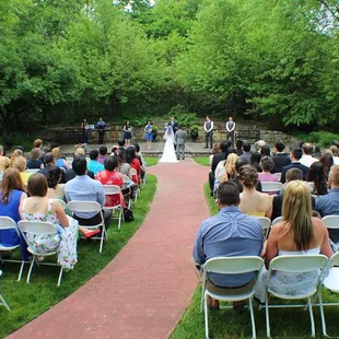 Definitely recommend having the ceremony on site - guests don't get lost going from ceremony to reception. Space is beautiful.
