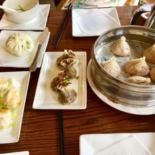 Delicious dim sum spread!!