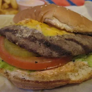Cheeseburger Close-up.