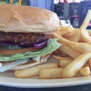 Veggie Burger &amp; Fries