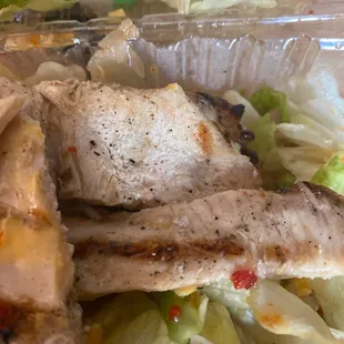 Nasty ass chicken.