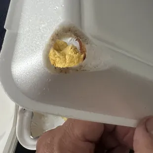 Was burnt, and not my food I bet
