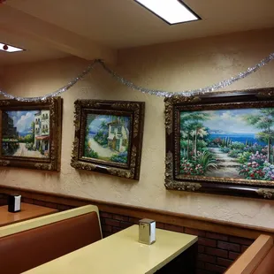 the dining area