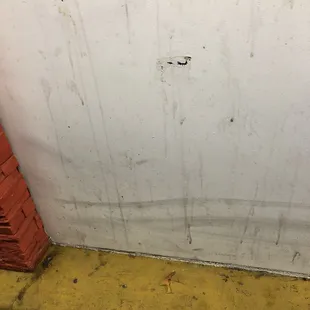 If the out side drive thru wall is this disgusting, I can only imagine what we can&apos;t see inside .Gross !