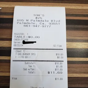 12$!! For gross burger