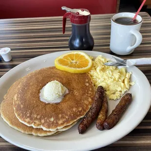 1. Two Pancakes Breakfast